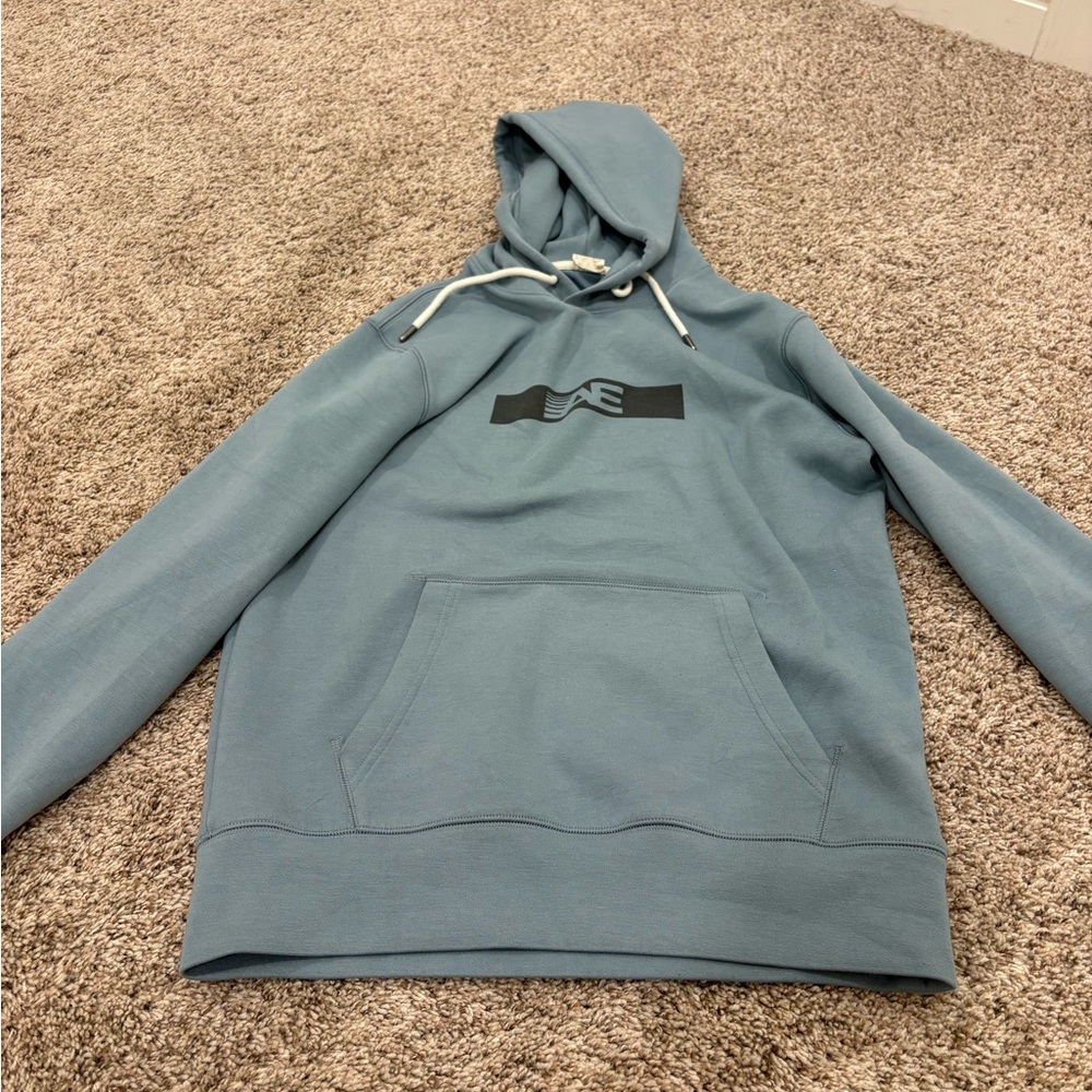 Men American Eagle Outfitters Blue and Black Sweatshirt Hoodie